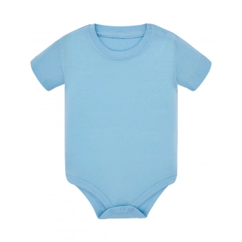 Body niemowlęce z krótkim rękawem jasno niebieskie roz. 68