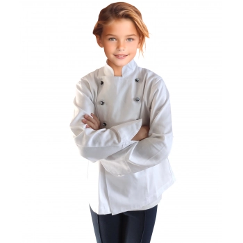 Bluza kucharska dziecięca biała premium roz. S