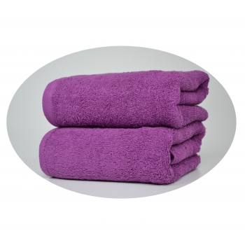 Ręcznik fioletowy hotelowy kąpielowy 140x70 - Extra Soft