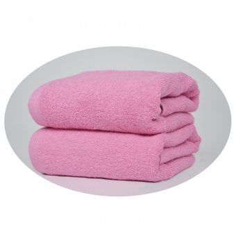 Ręcznik różowy hotelowy kąpielowy 100x50 - Extra Soft