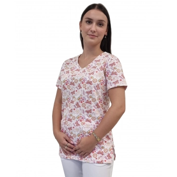 Bluza medyczna W9 elastyczna bawełna roz. 4XL