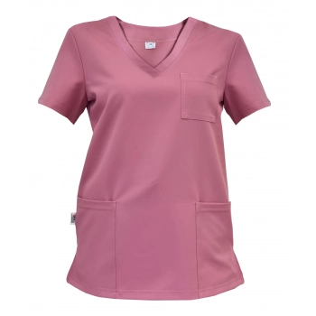 Bluza medyczna brudny róż basic premium roz. S