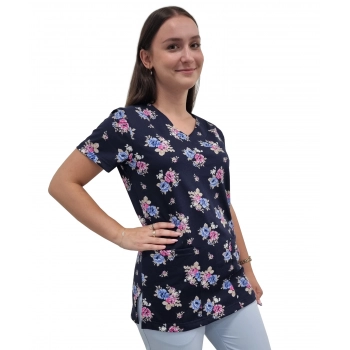 Bluza medyczna W4 elastyczna bawełna roz. XS