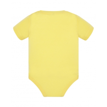 Body niemowlęce z krótkim rękawem żółte roz. 86