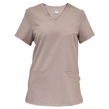 Bluza medyczna beżowa basic premium roz. S