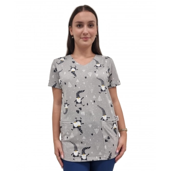 Bluza medyczna S1 elastyczna bawełna roz. XS