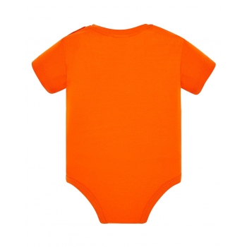 Body niemowlęce z krótkim rękawem pomarańczowe roz. 68
