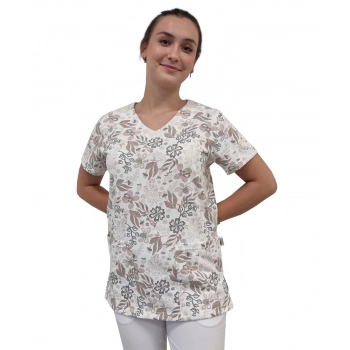 Bluza medyczna W5 elastyczna bawełna roz. L