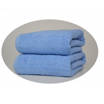 Ręcznik niebieski hotelowy kąpielowy 140x70 - Extra Soft