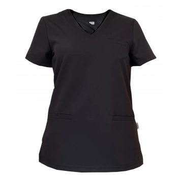 Bluza medyczna czarna basic premium roz. S