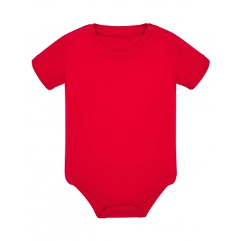 Body niemowlęce z krótkim rękawem czerwone roz. 68