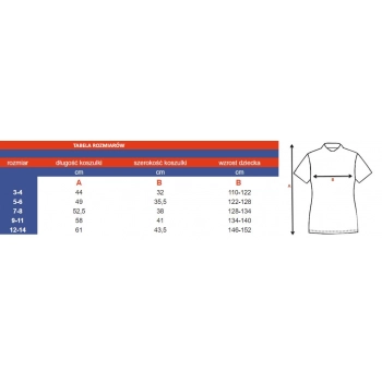 T-shirt dziecięcy 100% bawełna chabrowy roz. 12/14