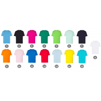 T-shirt dziecięcy 100% bawełna chabrowy roz. 12/14