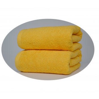 Ręcznik żółty hotelowy kąpielowy 140x70 - Extra Soft