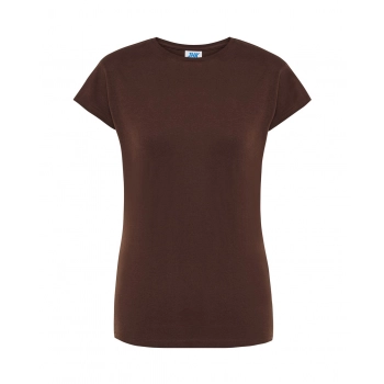 T-shirt Damski brązowy roz. XL