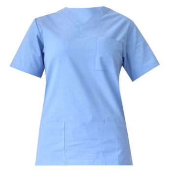 Bluza chirurgiczna bawełna 100% niebieska roz. XXL