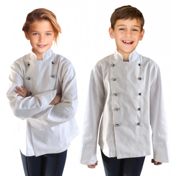 Bluza kucharska dziecięca biała premium roz. XS