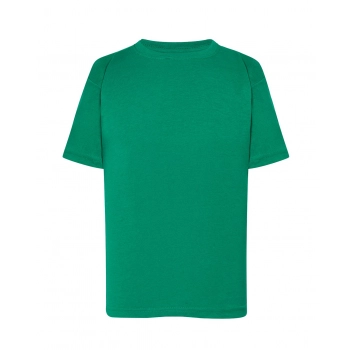 T-shirt dziecięcy 100% bawełna zielony roz. 5/6