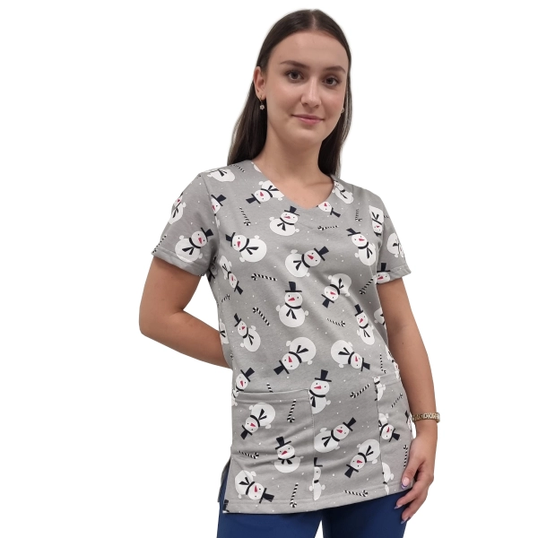Bluza medyczna S4 elastyczna bawełna roz. XXL