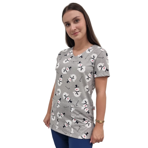 Bluza medyczna S4 elastyczna bawełna roz. XXL – bluza medyczna – bluza lekarska robocza