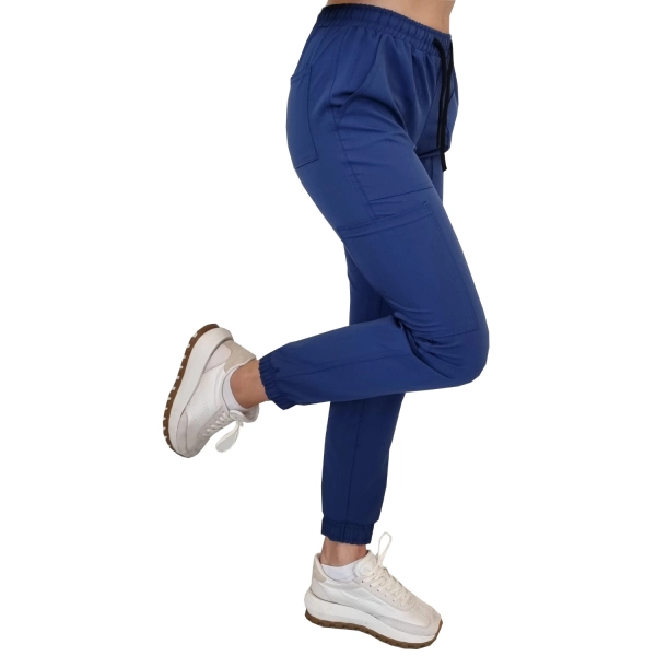Joggery medyczne granatowe casual premium roz. 3XL – odzież robocza Modern Company