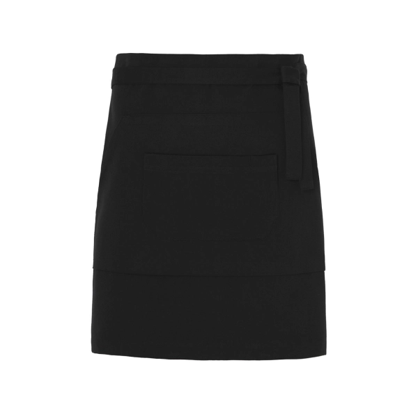 Zapaska długość 50cm czarna – zapaska kelnerska – odzież gastronomiczna