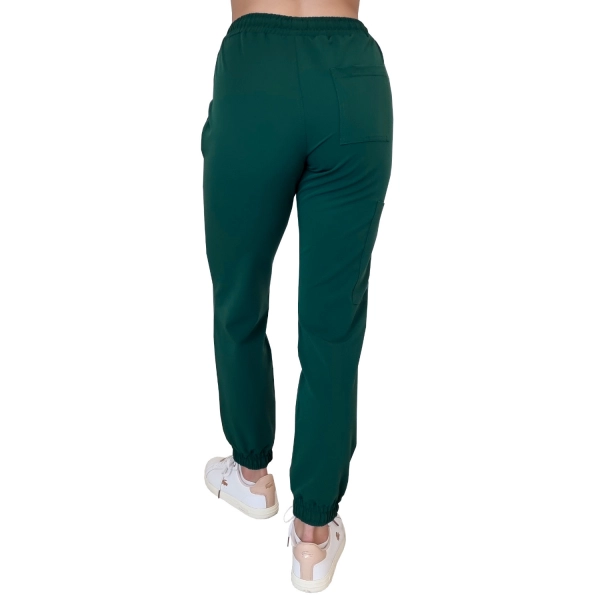 Joggery medyczne zielona butelka casual premium roz. 3XL