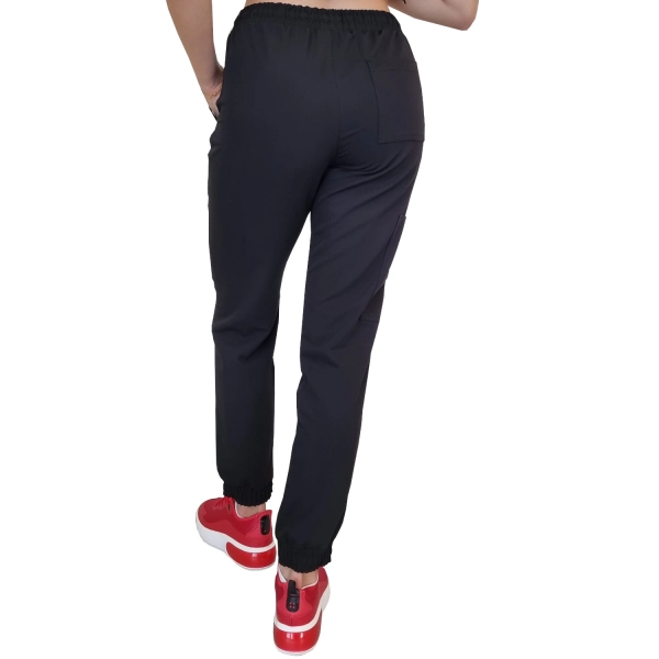 Joggery medyczne czarne casual premium roz. 3XL
