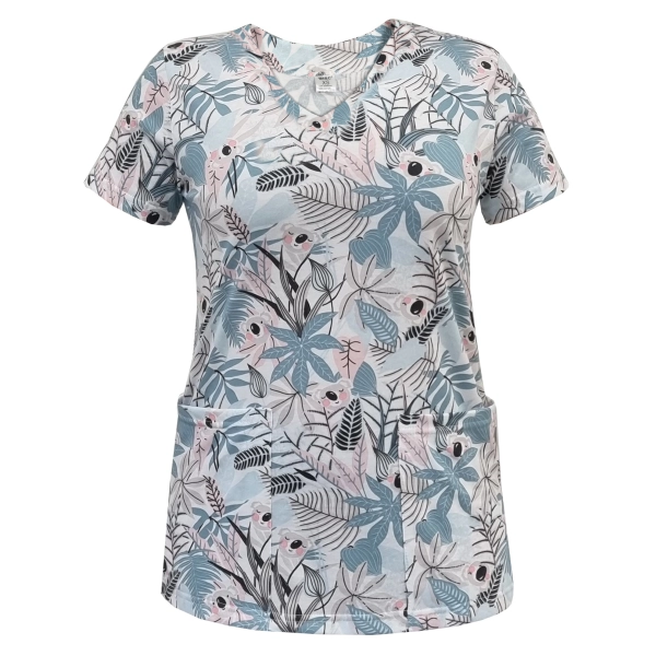 Bluza medyczna W7 elastyczna bawełna roz. XXL