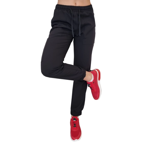 Joggery medyczne czarne casual premium roz. 3XL