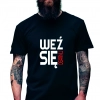 Koszulka Męska Młodzieżowa T-Shirt WEŹ SIĘ OGARNIJ Bawełna roz. XXL