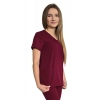 Bluza medyczna bordowa casual premium roz. 3XL