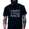 Koszulka Męska Młodzieżowa T-Shirt VERY KUR#A NICE Bawełna roz. XXL