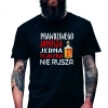 Koszulka Męska Młodzieżowa T-Shirt PRAWDZIWY JANUSZ Bawełna roz. XXL