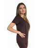 Bluza medyczna czekoladowa basic premium roz. L