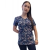 Bluza medyczna W16 elastyczna bawełna roz. 4XL