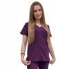 Bluza medyczna fiolet casual premium roz. S