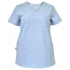 Bluza medyczna niebieska casual premium roz. 3XL
