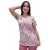 Bluza medyczna W16 elastyczna bawełna roz. 3XL