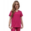 Bluza medyczna amarant basic premium roz. XL