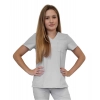 Bluza medyczna szara casual premium roz. L