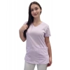 Bluza medyczna jasny fiolet elastyczna bawełna roz. XL