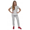 Komplet medyczny szary casual premium roz. S