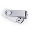 Pendrive 32GB USB 2.0 biały metalowy klips
