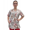 Bluza medyczna świąteczna bawełna 100% wzór W1 roz. XL