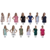 Bluza medyczna wrzosowa casual premium roz. S