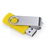 Pendrive 32GB USB 2.0 żółty metalowy klips