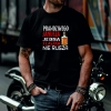 Koszulka Męska Młodzieżowa T-Shirt PRAWDZIWY JANUSZ Bawełna roz. M