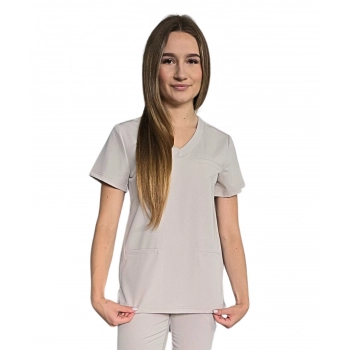 Bluza medyczna jasny beż basic premium roz. S