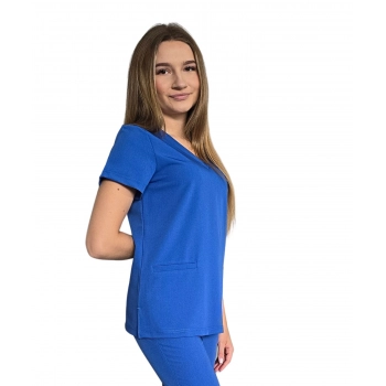 Bluza medyczna chabrowa basic premium roz. L